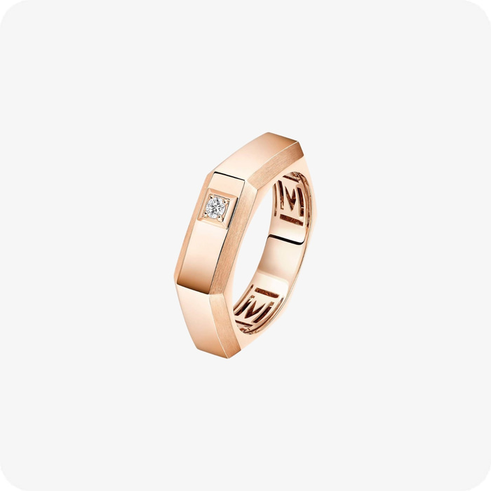 Messika MODERNISTE GOLD AND DIAMOND RING