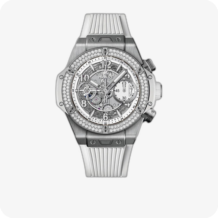 Hublot Big Bang Unico Titanium White Diamonds