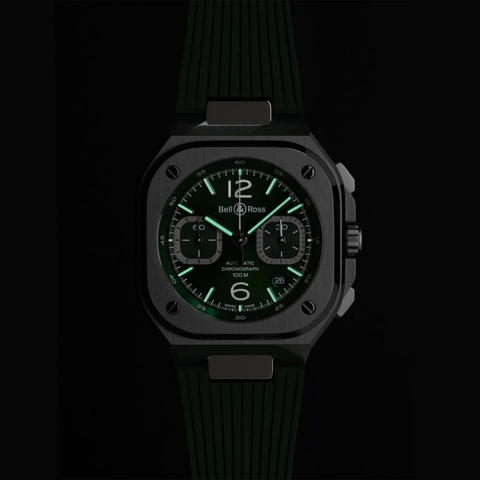 Bell & Ross Urban BR 05 CHRONO GREEN STEEL