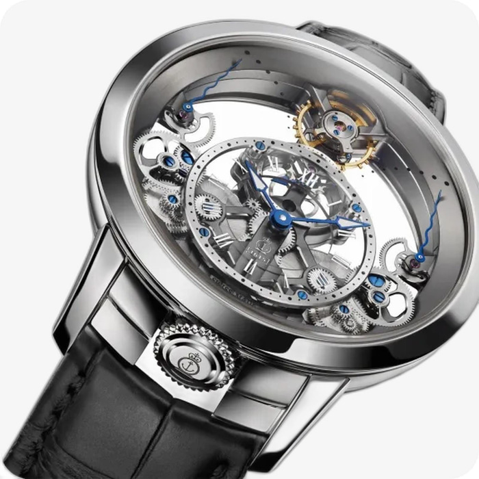 Arnold & Son Time Pyramid Steel