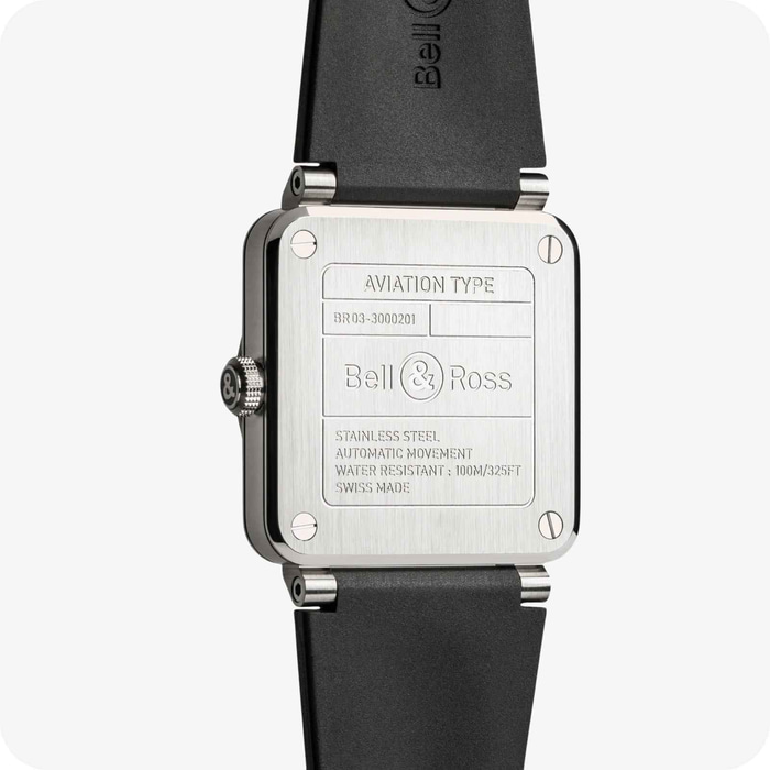Bell & Ross Instruments BR 03 AUTO BLACK STEEL