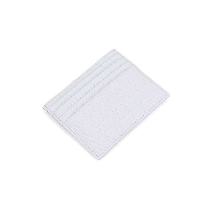 Ainsley Beyaz Kadın Deri Kartlık