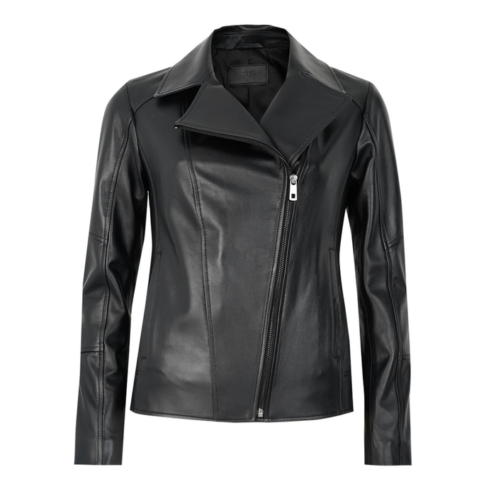 Beatrix Kadın Deri Biker Ceket