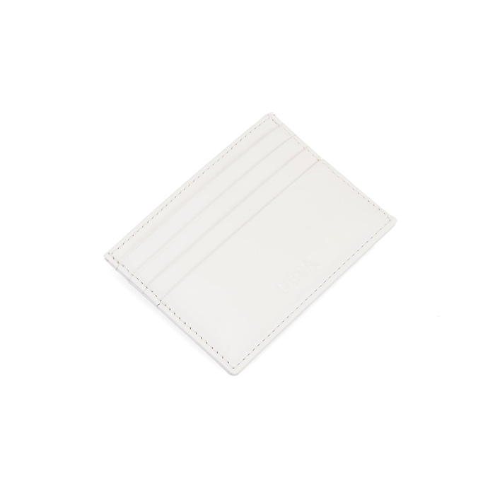 Beyaz Kadın Deri Kartlık