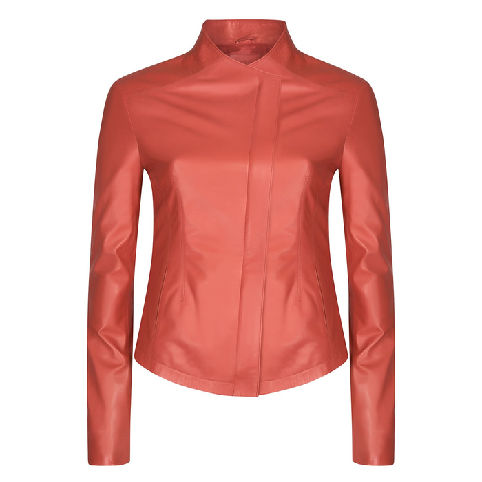 Carel Kırmızı Kadın Deri Ceket