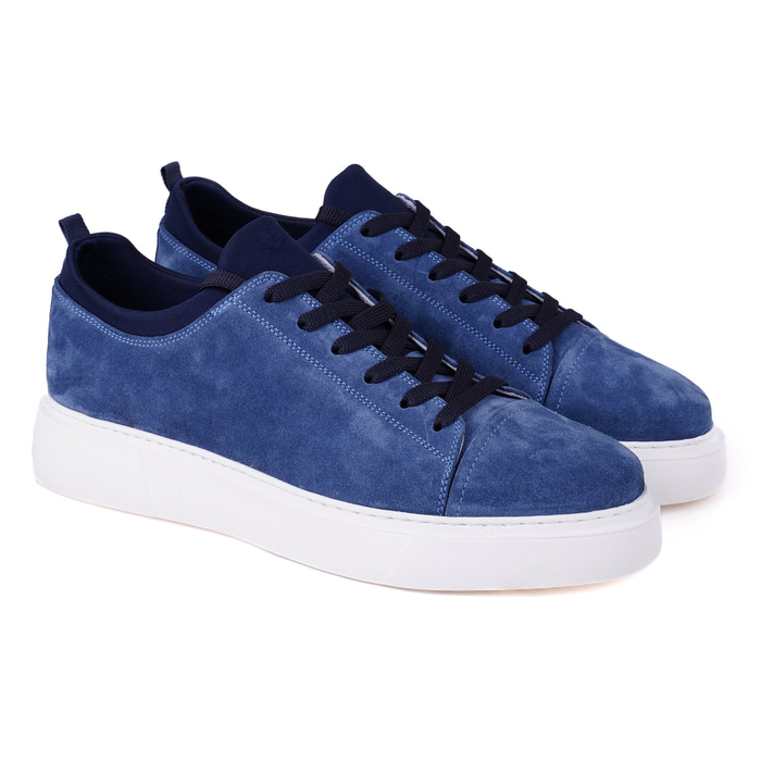 Donna Lacivert Erkek Spor Süet Deri Ayakkabı