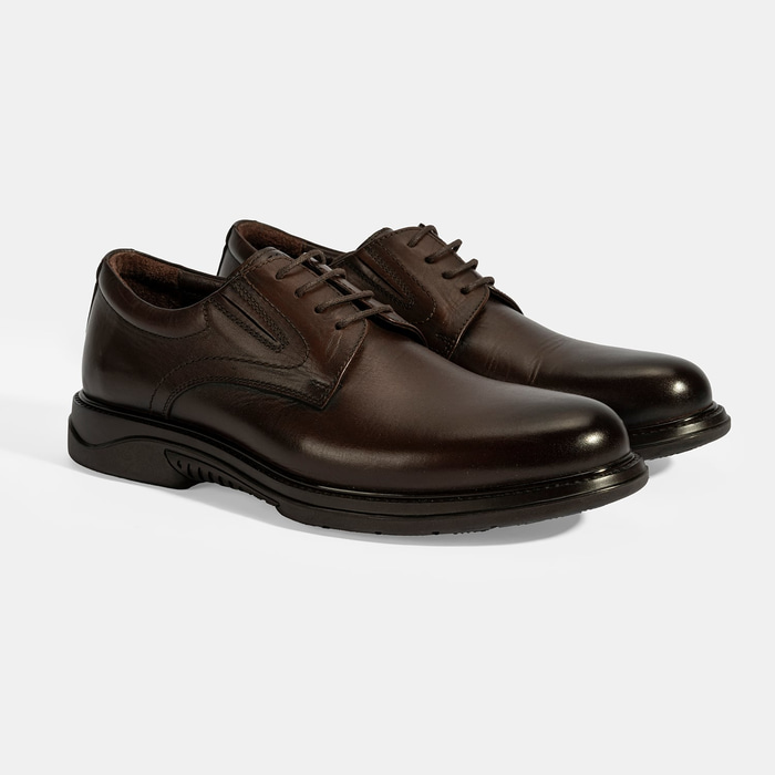 Erkek Kahve DesaComfort Klasik Deri Ayakkabı