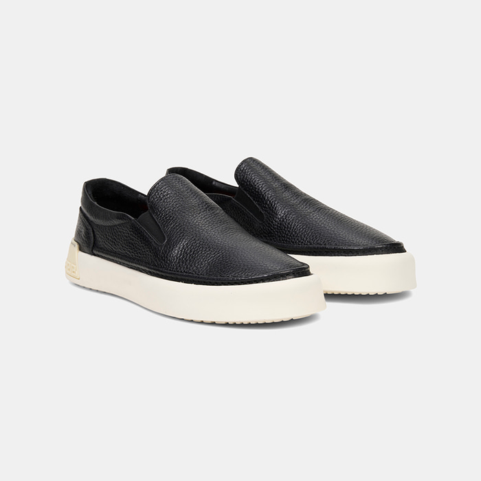 Erkek Siyah Slip-On Deri Loafer