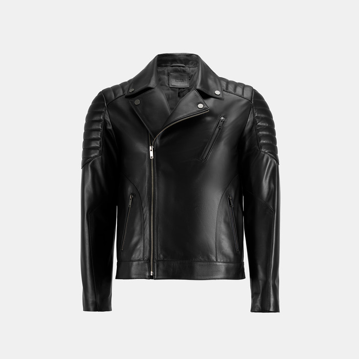 K12779 ERKEK DERI BIKER MONT