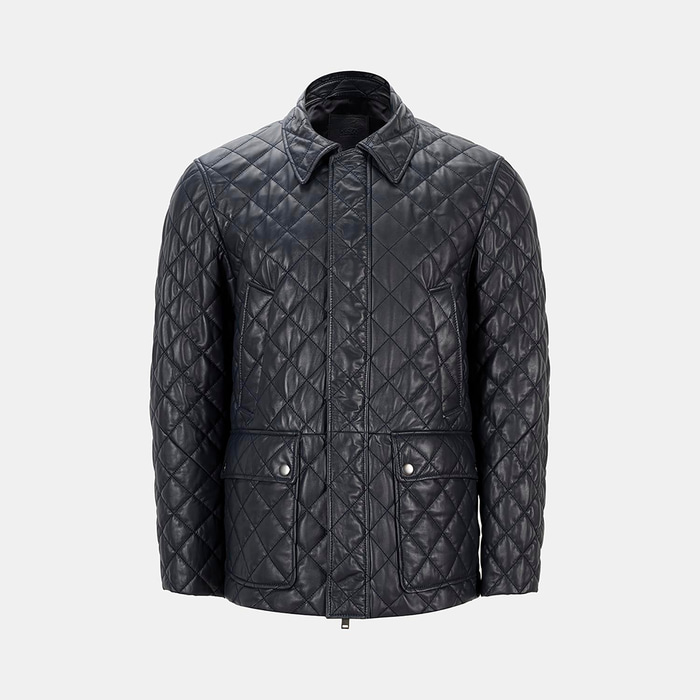 K14998 ERKEK KAPİTONELİ DERİ MONT