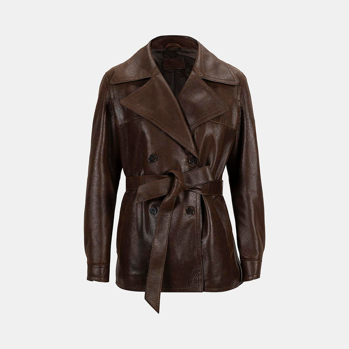 K15021 KADIN DERİ CEKET