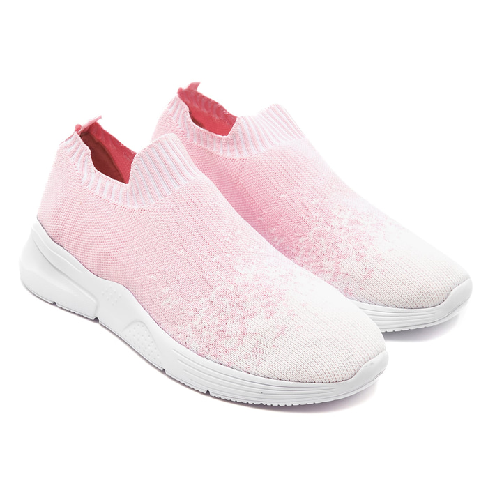 Kadın Pembe Triko Spor Ayakkabı