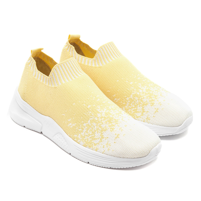 Kadın Sarı Triko Spor Ayakkabı
