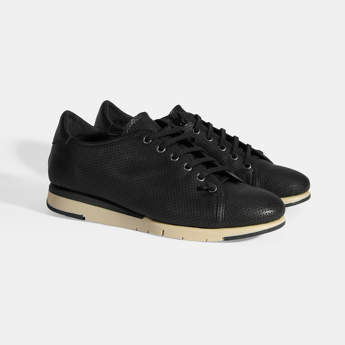 Kadın Siyah Deri DesaComfort Sneaker