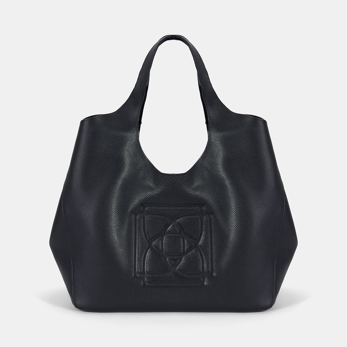 Kadın Siyah Deri Hobo Çanta