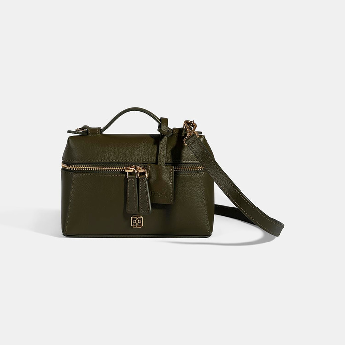 Kadın Siyah Omuz Askılı Mini Deri El Çantası