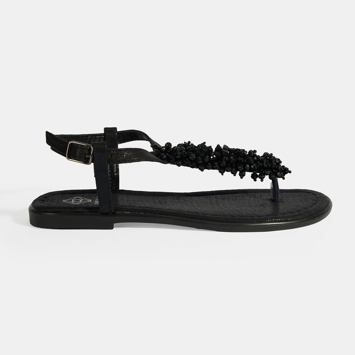 Kadın Siyah Parmak Arası Sandalet