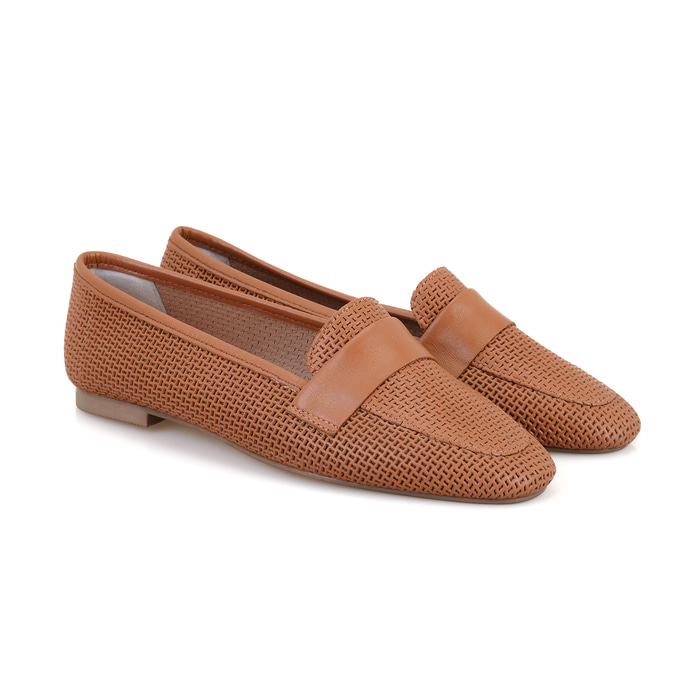 Kadın Taba Deri Loafer