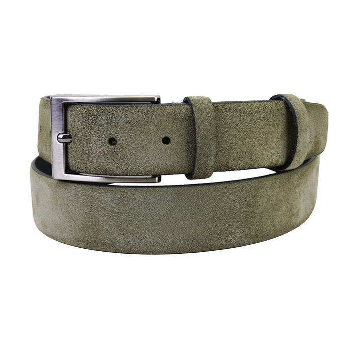 Keanu Yeşil Erkek Spor Deri Kemer