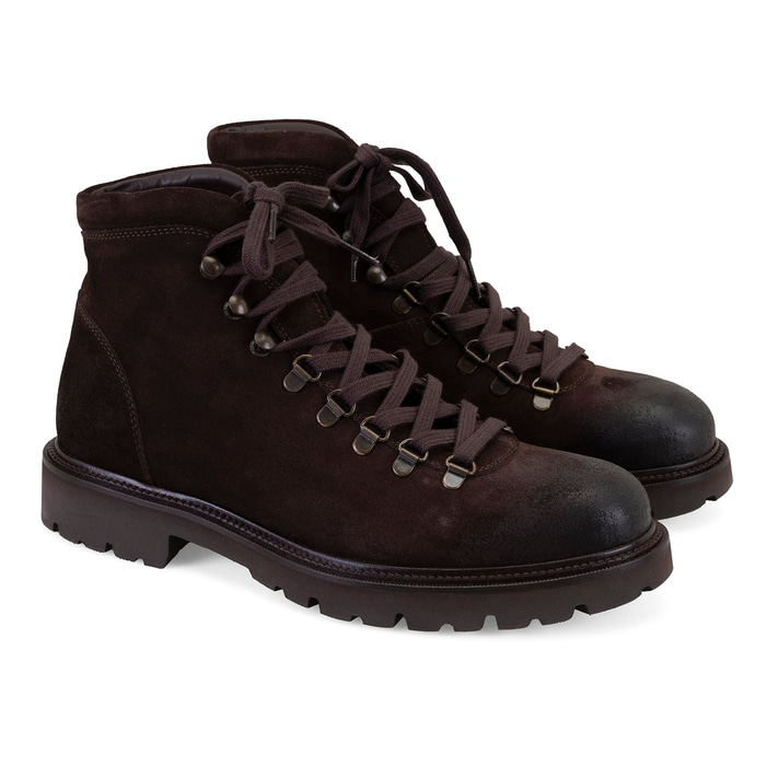 Keid Kahve Erkek Süet Bağcıklı Bot