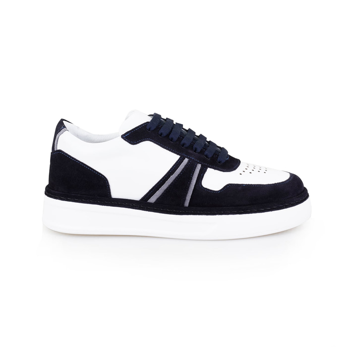 Kirk Lacivert Erkek Deri Spor Ayakkabı