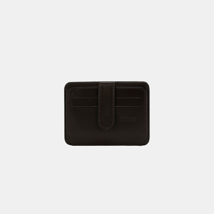Koyu Kahve Unisex Deri Kartlık