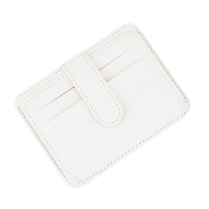 Lerona Beyaz Deri Kartlık