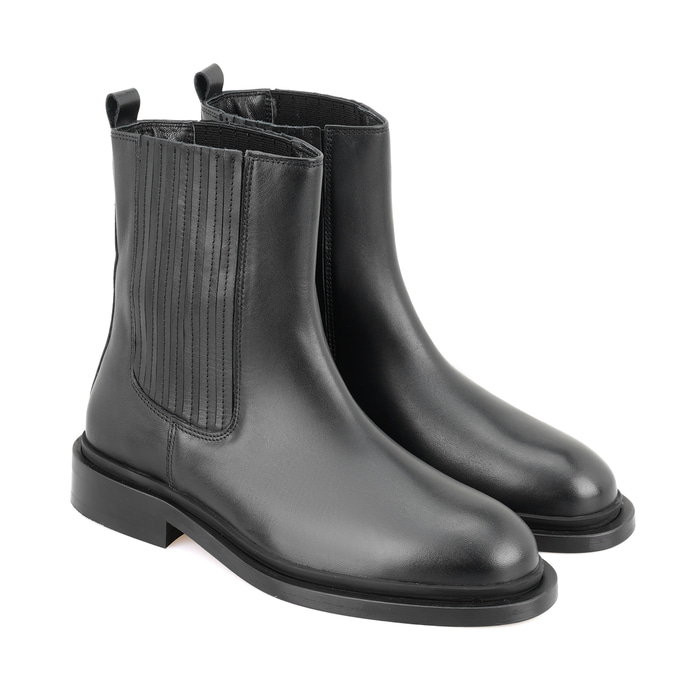 Luana Siyah Kadın Deri Bot