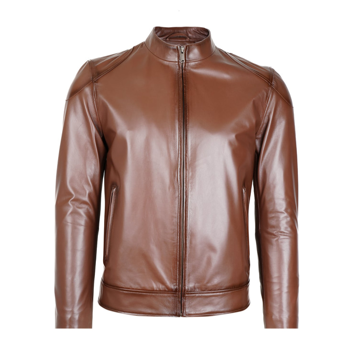 Manlio Kahve Erkek Deri Mont