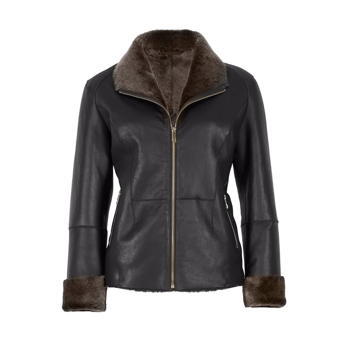 Matia Kahve Kadın Kürk Ceket