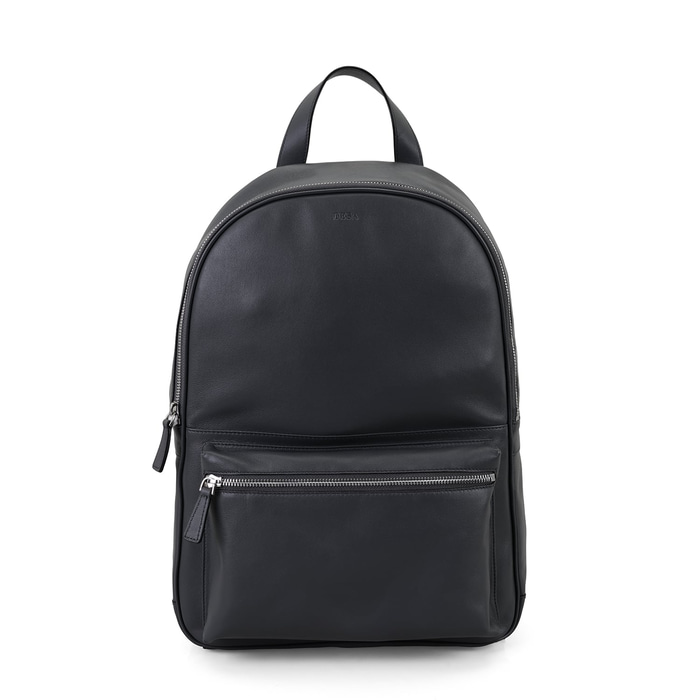 Nathan Gri Deri Sırt Çantası