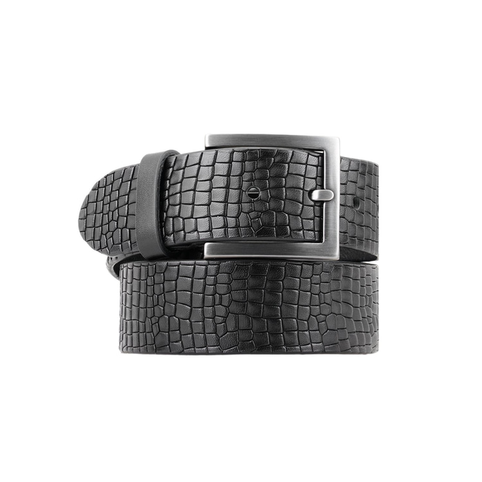 Pomme Siyah Erkek Spor Deri Kemer