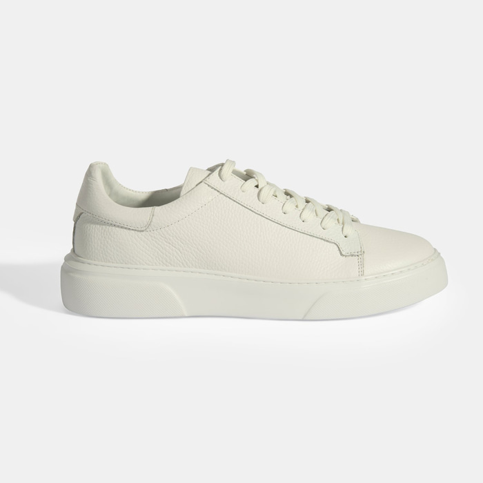 Reminya Beyaz Erkek Deri Bağcıklı Günlük Ayakkabı