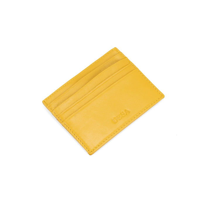 Sarı Kadın Deri Kartlık