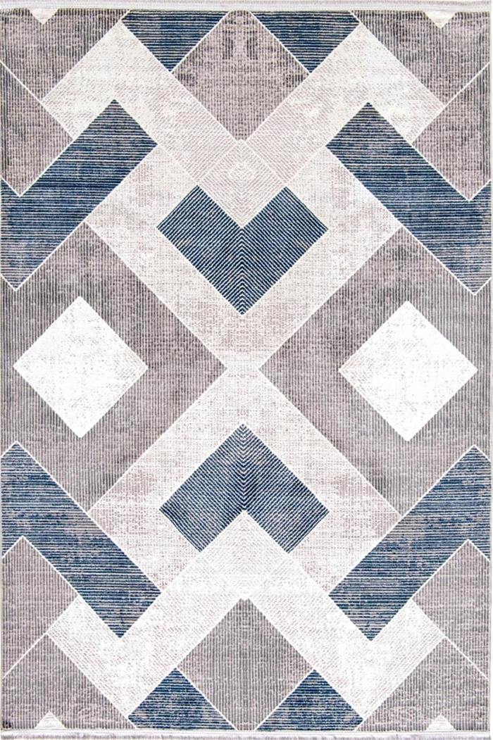 Dekorenti Halı-Sateen 6406 Mavi Halı