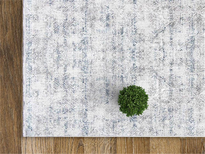 Dekorenti Halı-Sateen 6408 Mavi Halı
