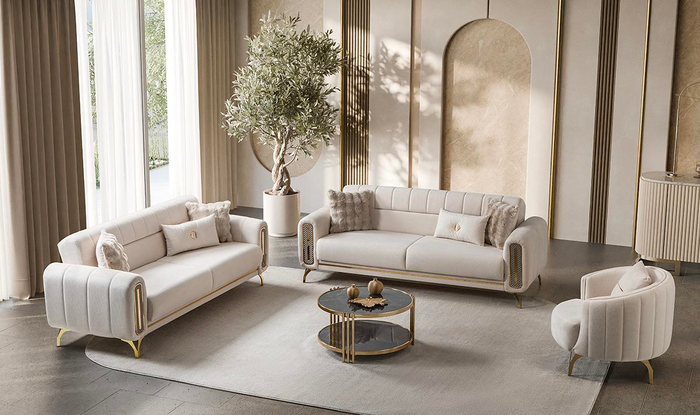 Dior Metal Ayaklı Koltuk TakımıSaltanat Mobilya