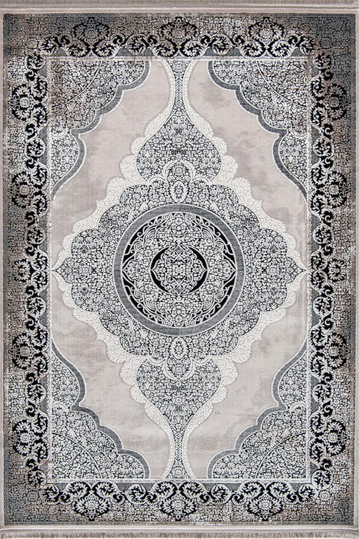 Enti Halı-Miras 6804 Gri Siyah Halı