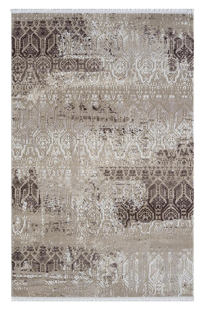 Moqa Halı-Zumrut 3104 Gri Halı