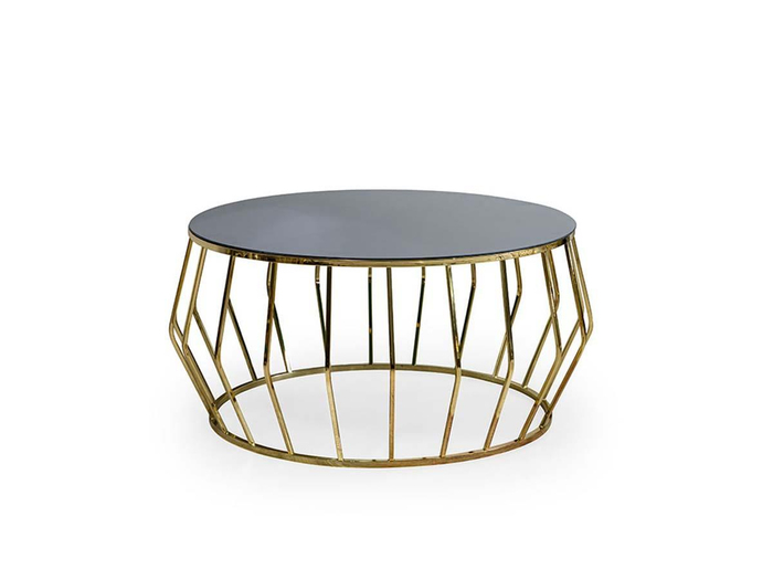 Nisan Sehpa-Elmas Gold Metal Orta Sehpa
