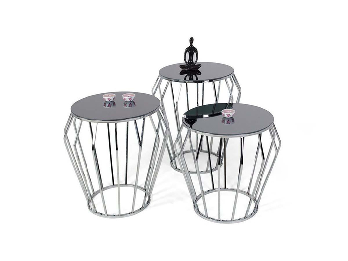 Nisan Sehpa-Paris Krom Metal Zigon Sehpa