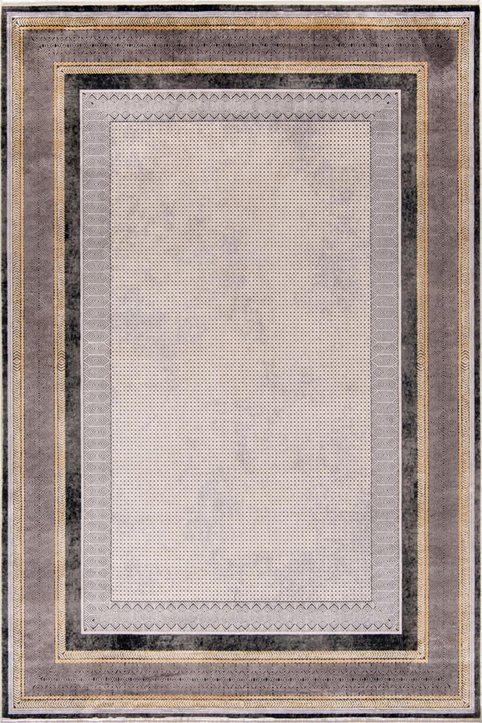 Romans Halı-Naturel 1705 Gri Sari-Min Halı