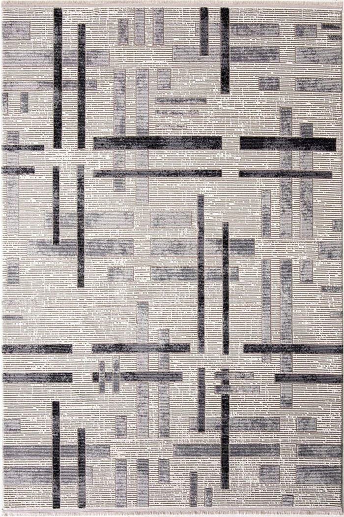 Romans Halı-Norm 6218 Gri-Min Halı