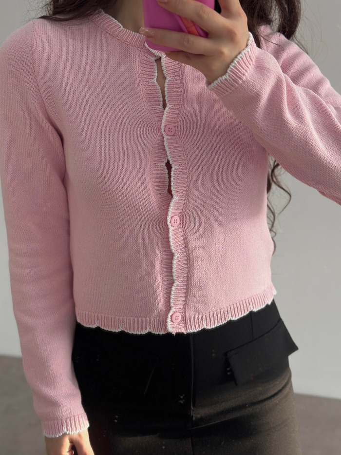 Ass Orj. Bordo Dantel Modelli Hırka