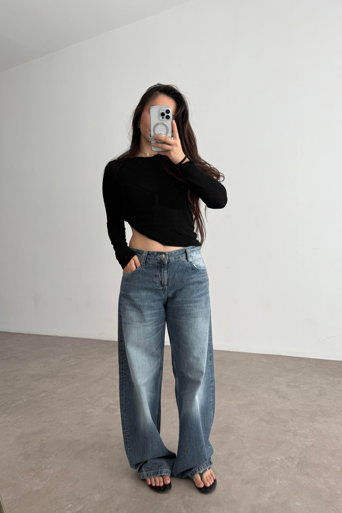 Brshk Orj. Vintage Blue Baggy Jean