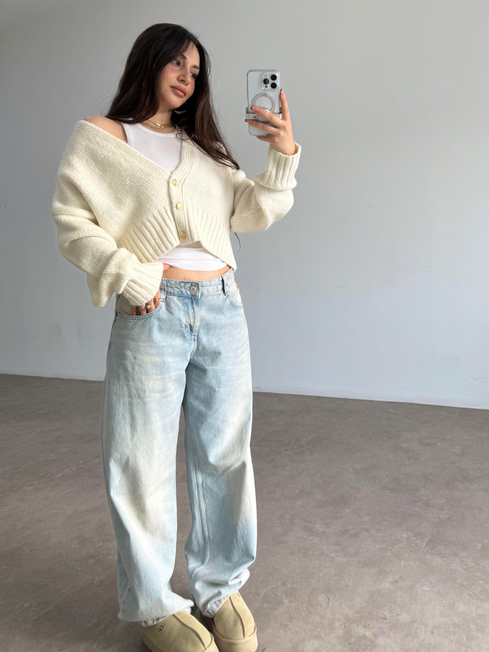 Brshk Orj. Light Blue Baggy Jean