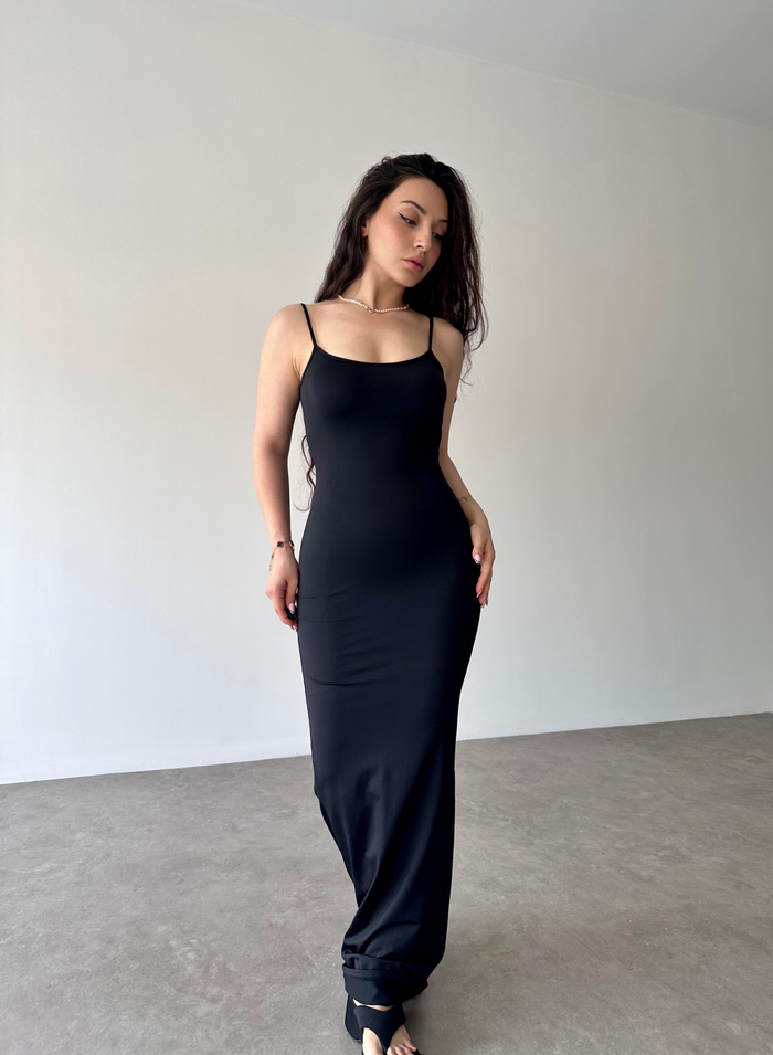 Brshka Orijinal Basic Askılı Uzun Elbise