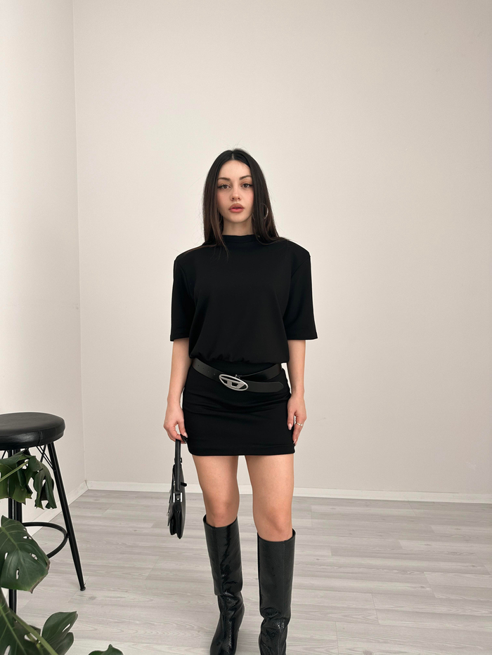 F/Tecna Siyah Elbise