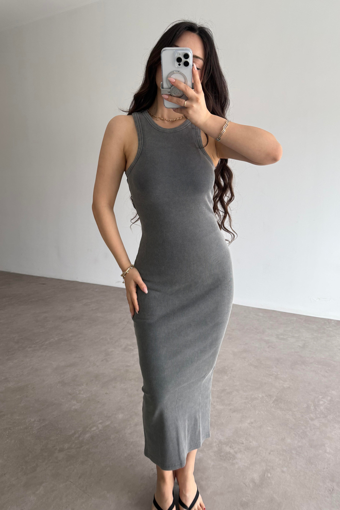 Kaşkorse Basic Asit Yıkama Elbise