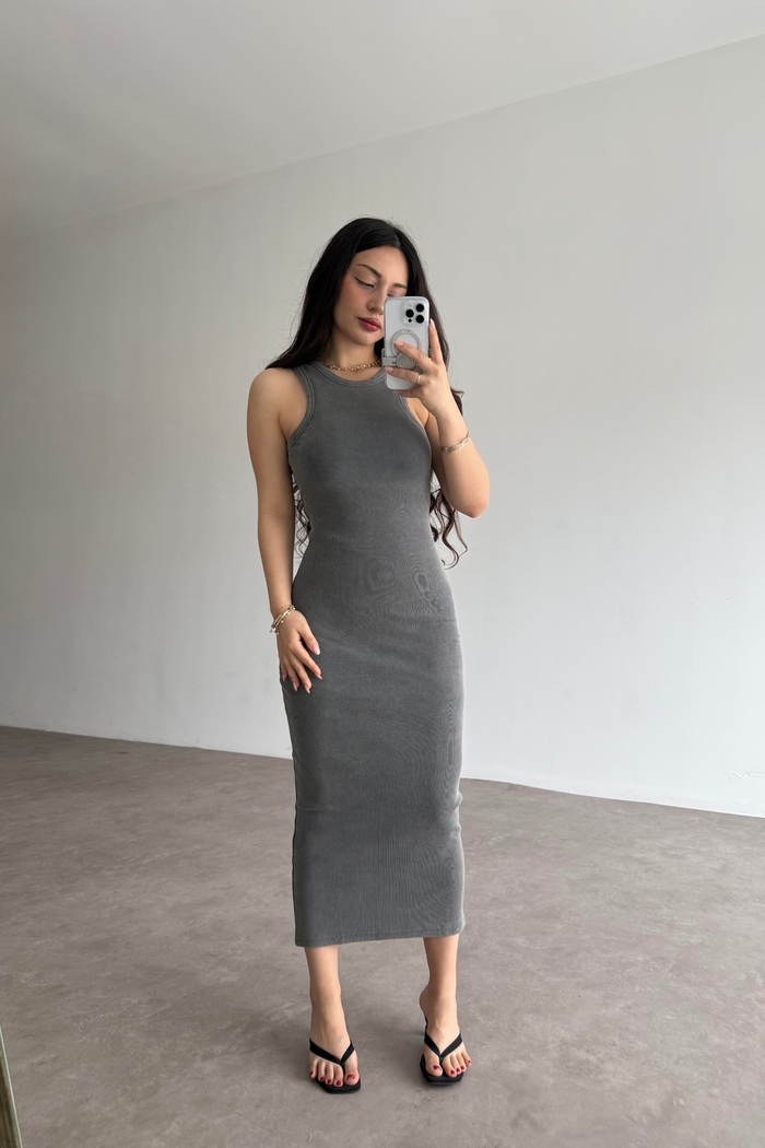 Kaşkorse Basic Asit Yıkama Elbise